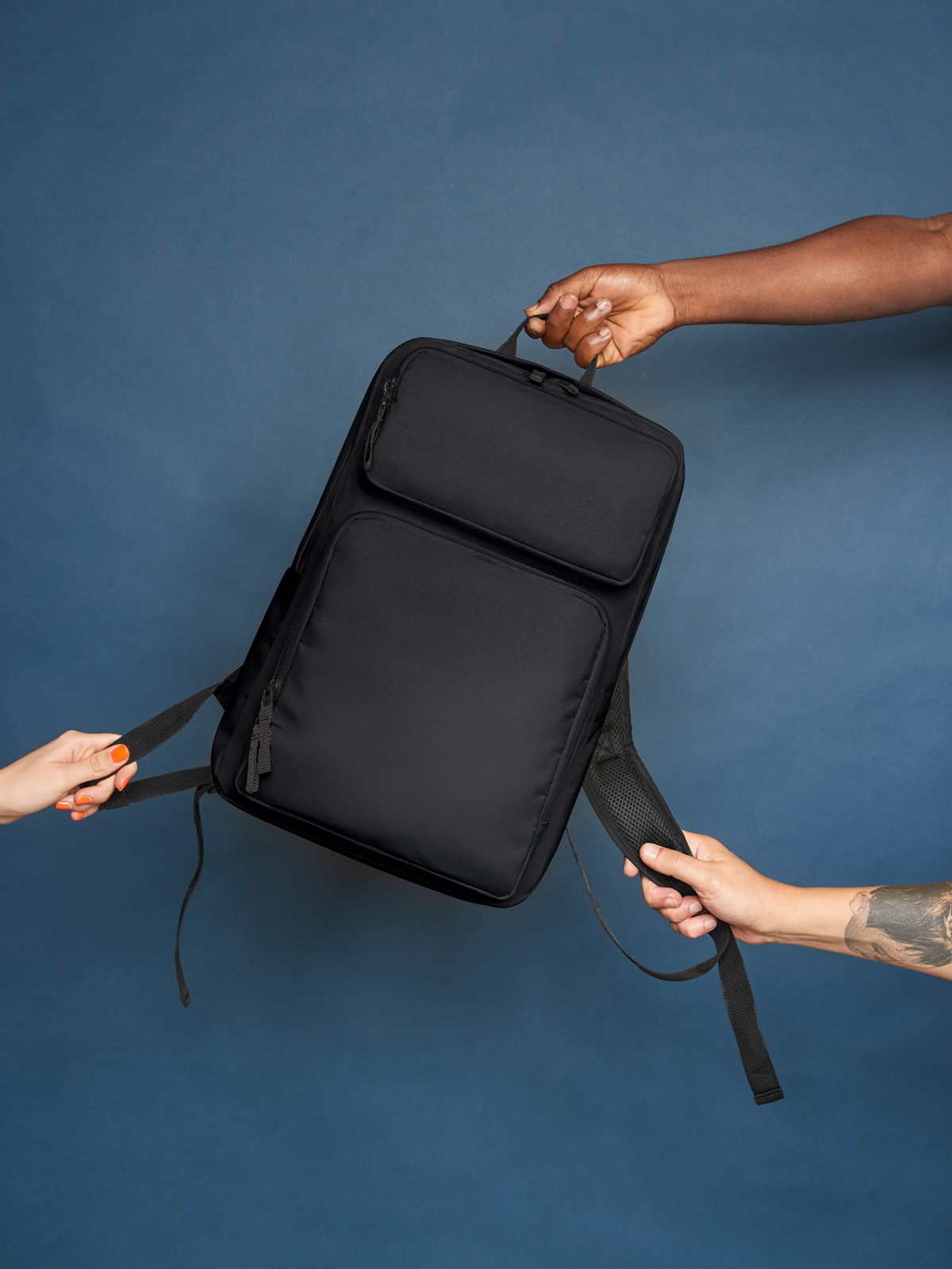 Notebook-Rucksack FELLOW schwarz haende