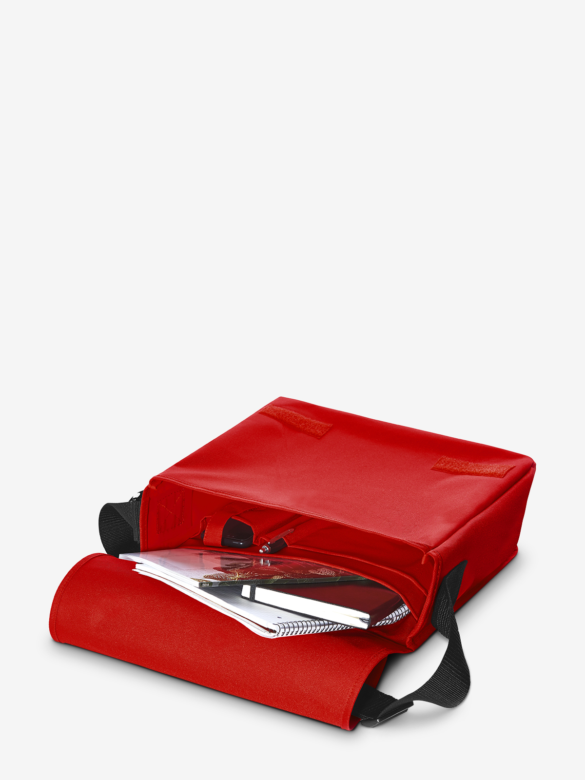 shoulder bag KURIER red filled