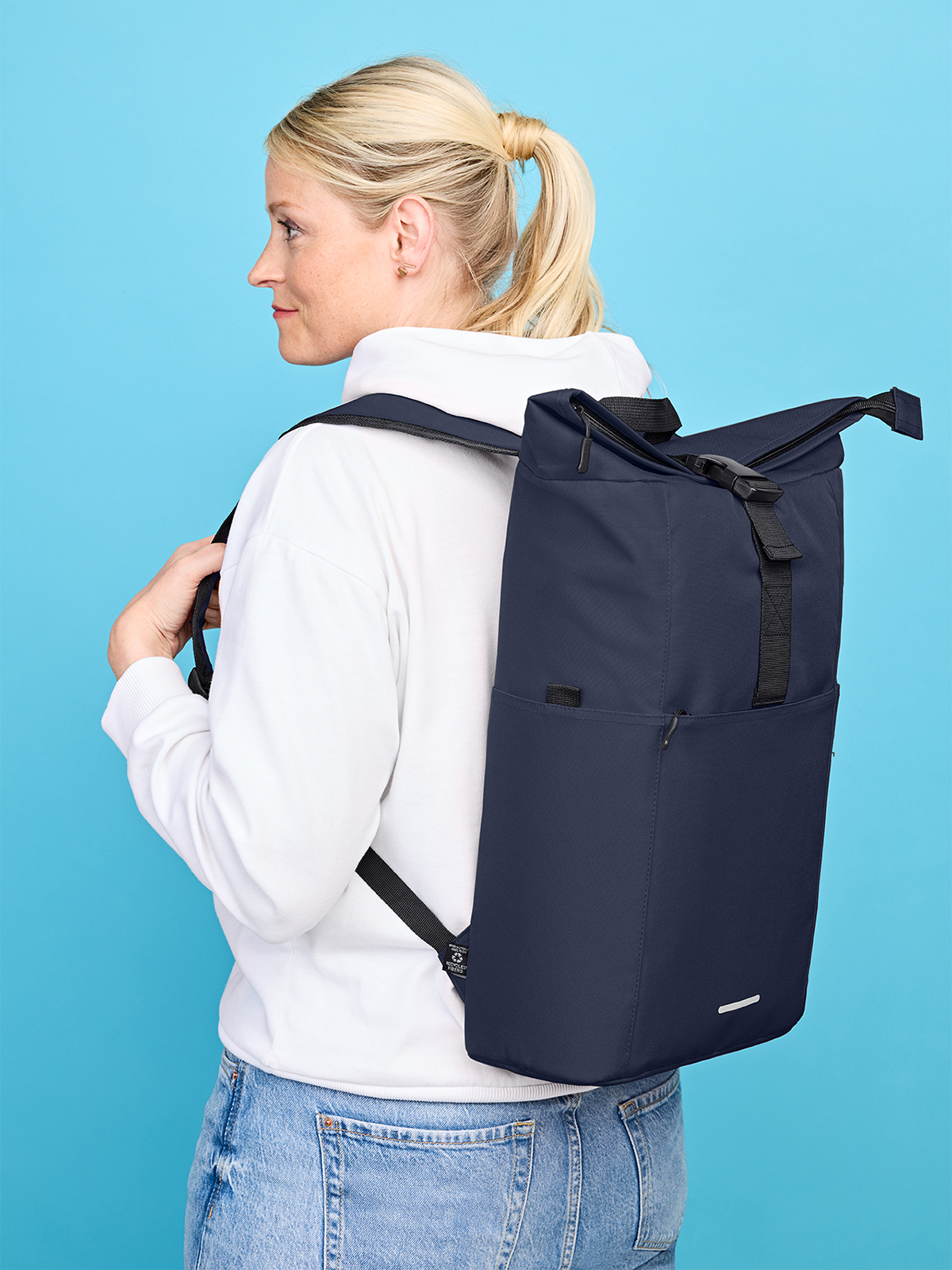Rucksack BASIC marine mit Model
