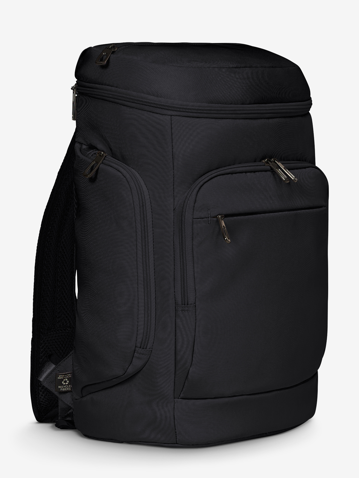 notebook backpack SOLID black side