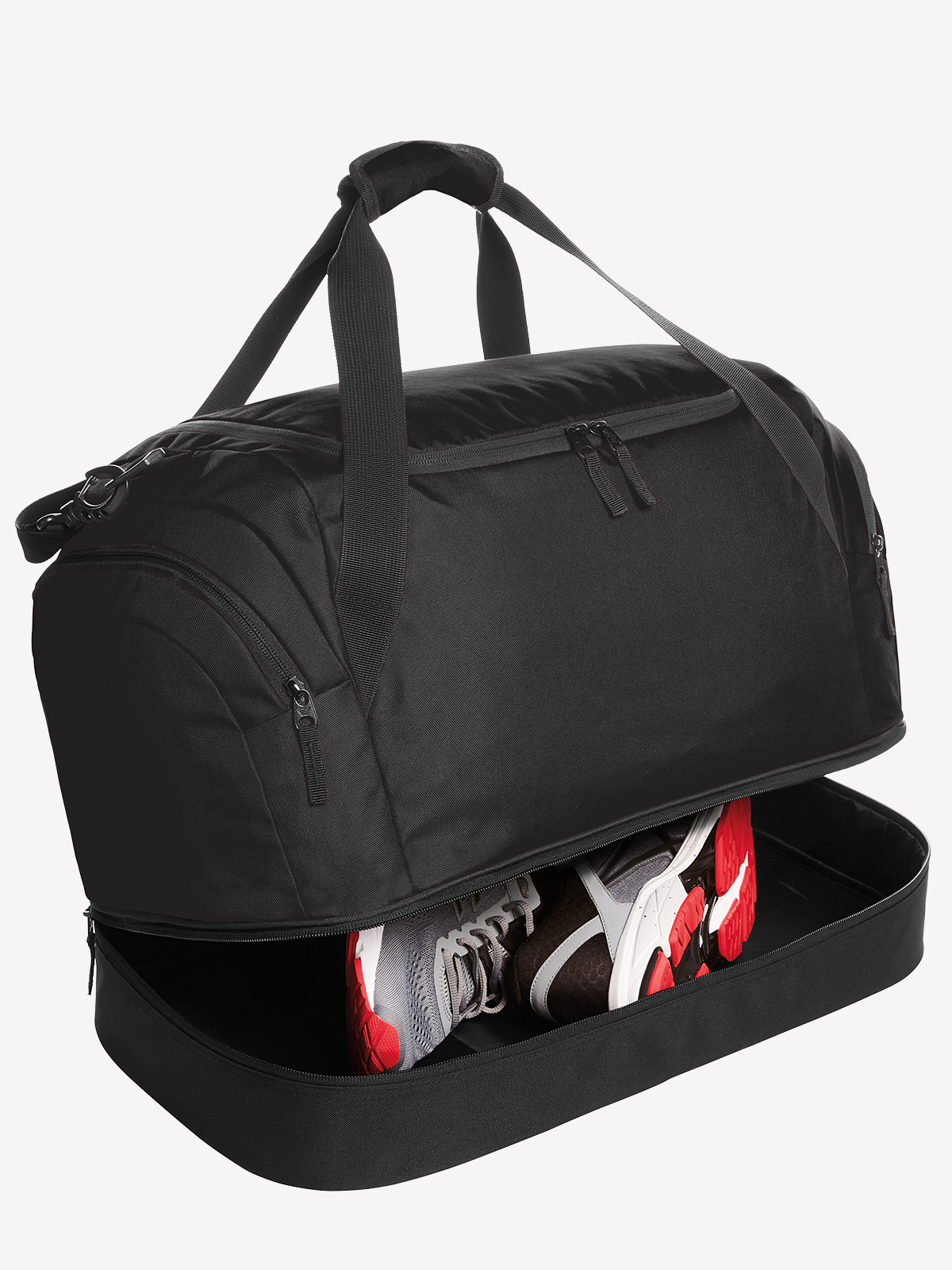 sports bag TEAM black shoe compartment