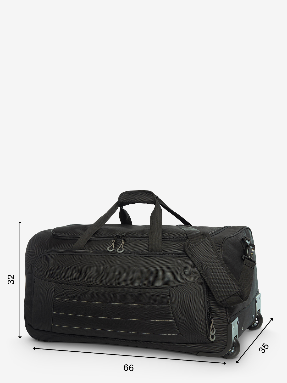 Abmessungen Roll-Reisetasche IMPULSE