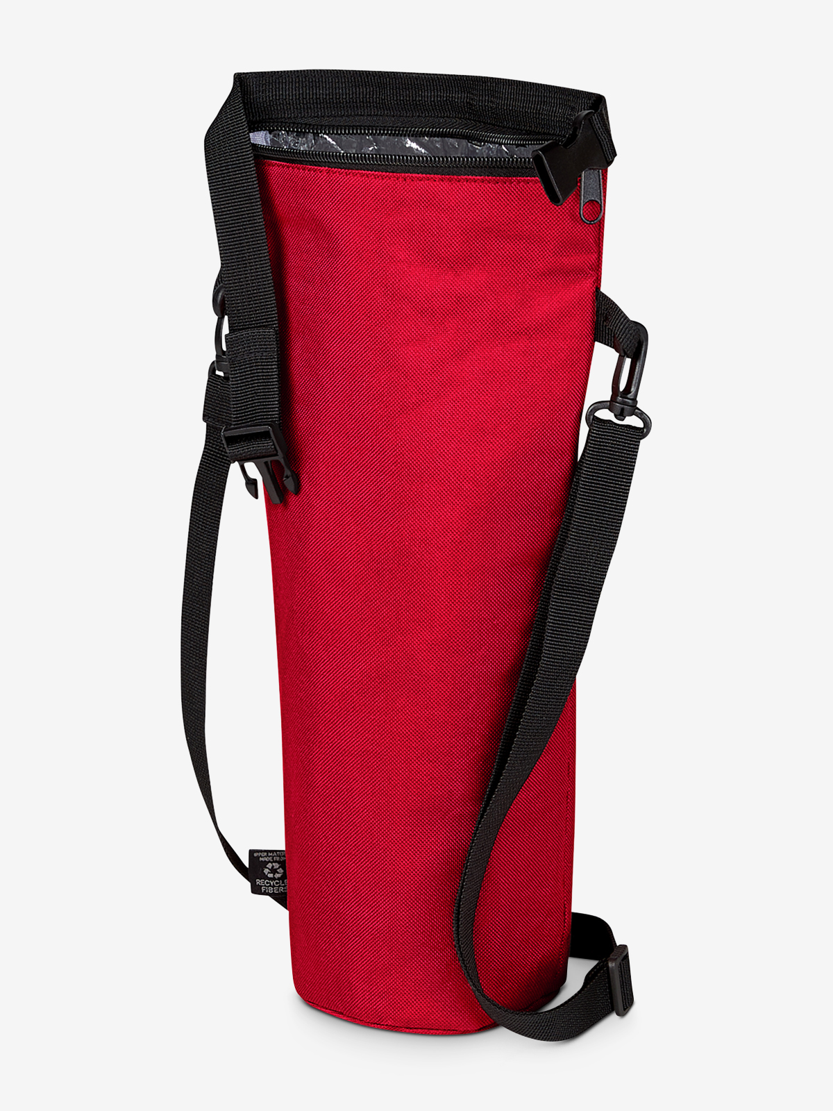 Thermobag BOTTLE rot geoeffnet