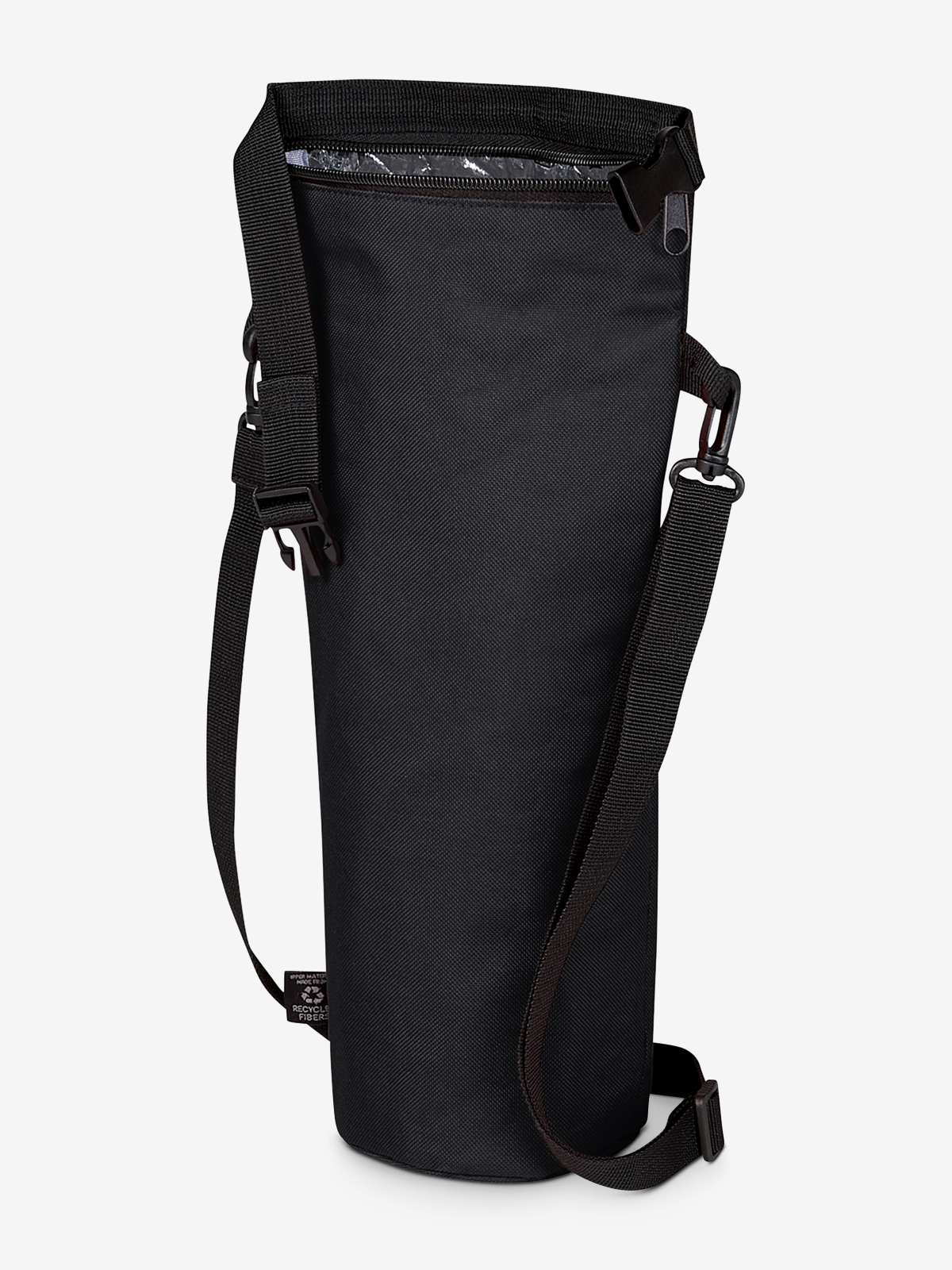 thermo bag BOTTLE black open