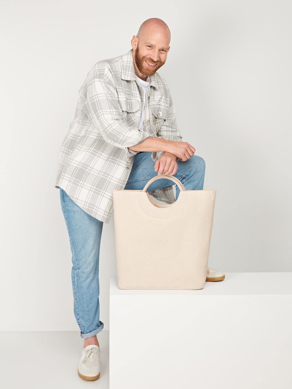 Shopper SUNNY natur stehend frontal