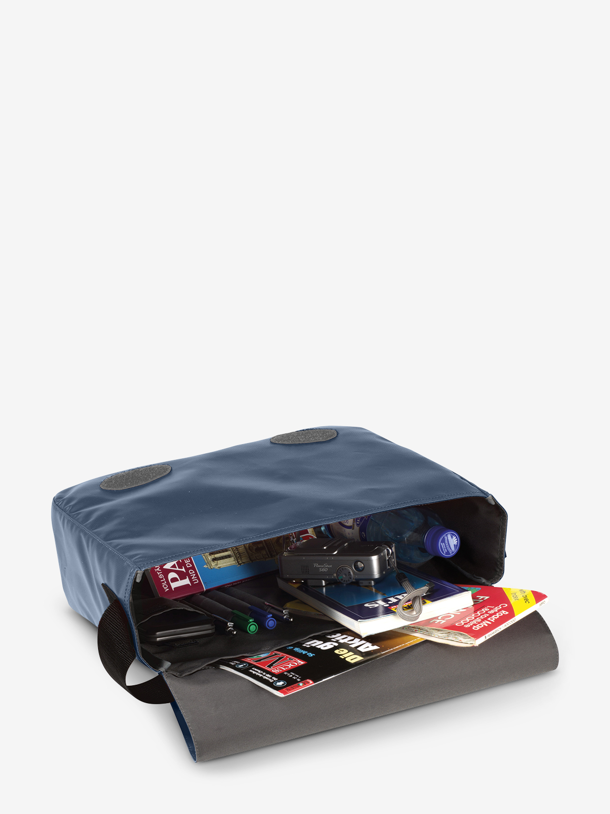 shoulder bag STYLE navy open