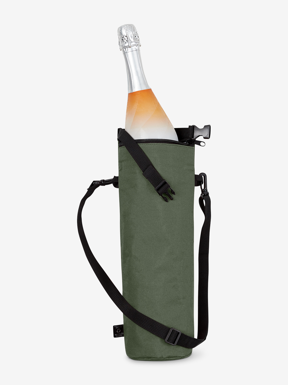 Thermobag BOTTLE oliv gefuellt