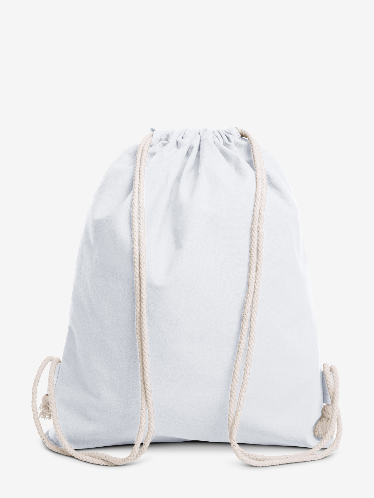drawstring bag EARTH white back