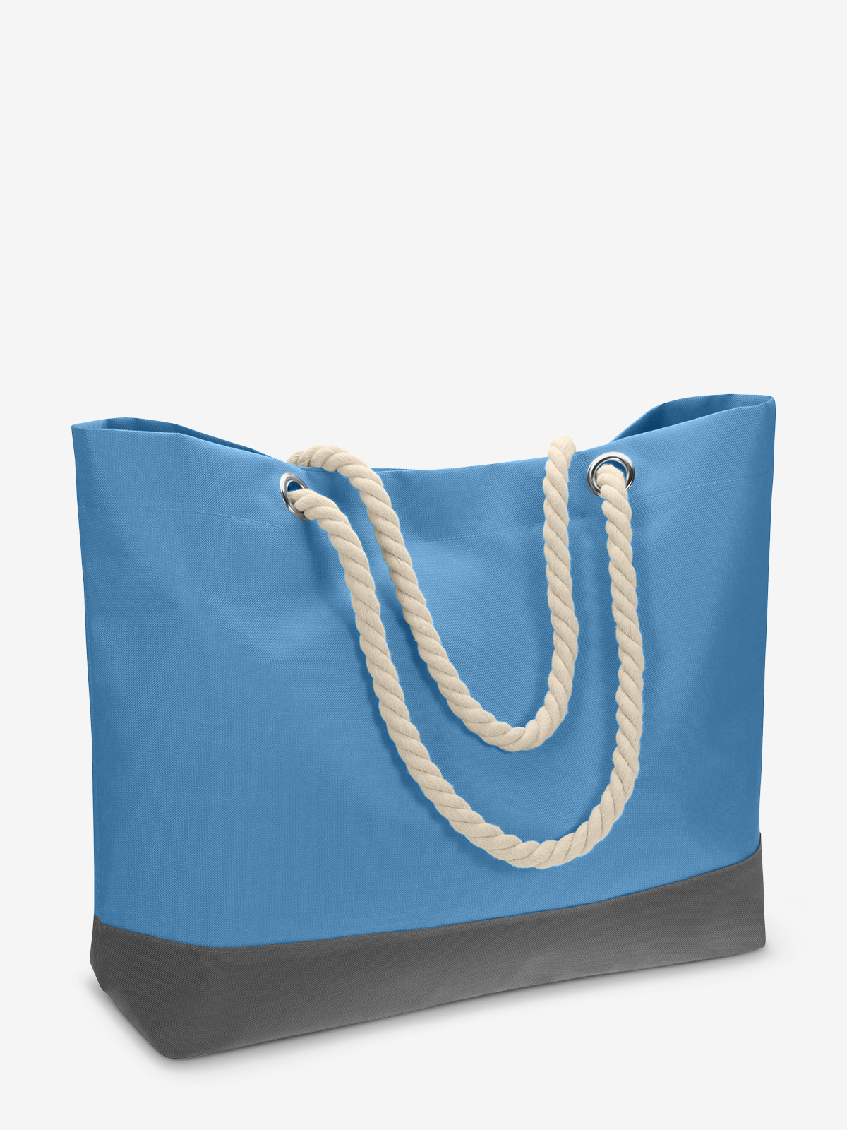 Shopper BONNY blau kordel unten