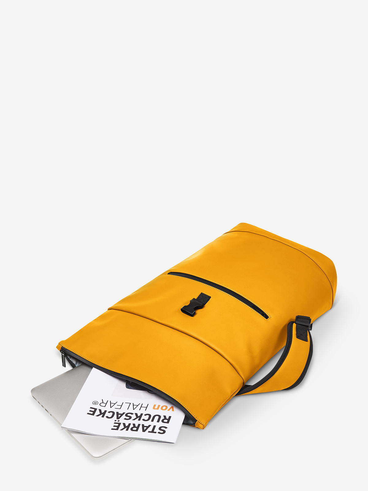Laptop-Rucksack PURE gelb gefuellt