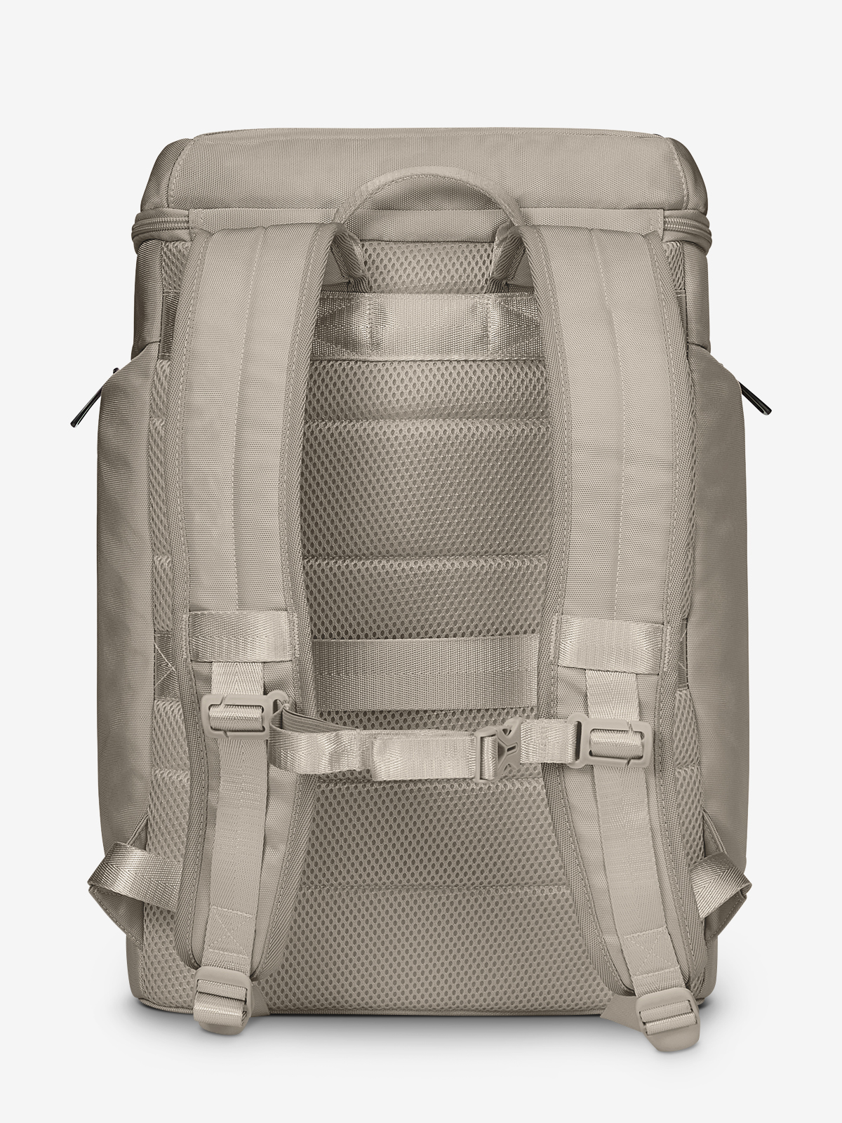 Notebook-Rucksack SOLID beige ruecken