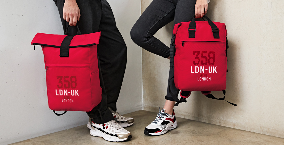 Notebook-Rucksack DAILY als Beispiel fuer veredelbare Werbetaschen
