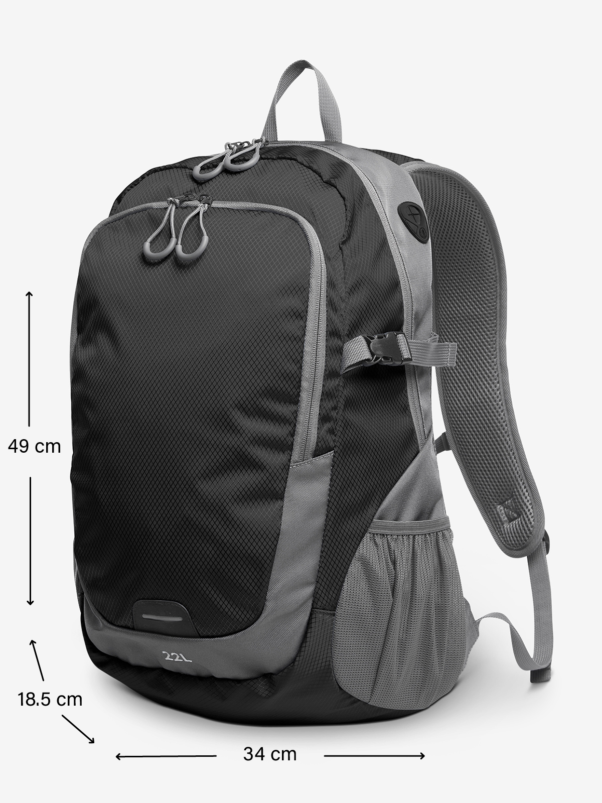 Abmessungen Rucksack STEP L