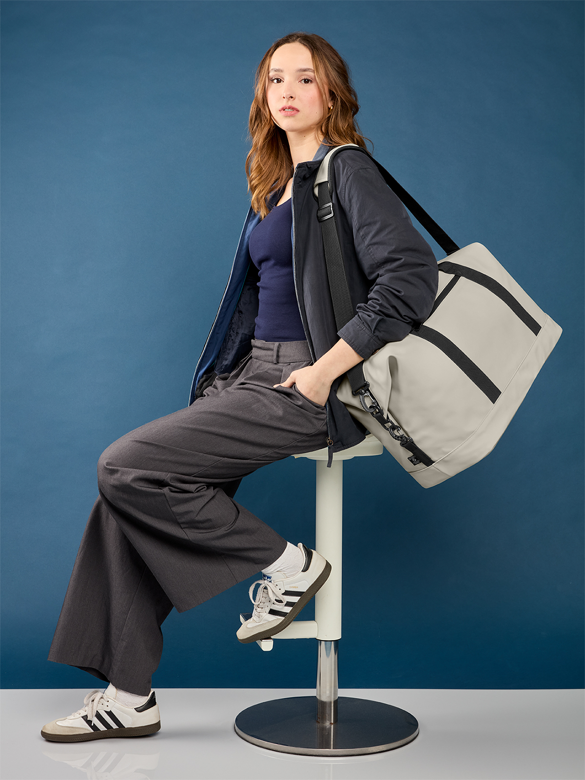 Sport-/Reisetasche PURE beige mit Model