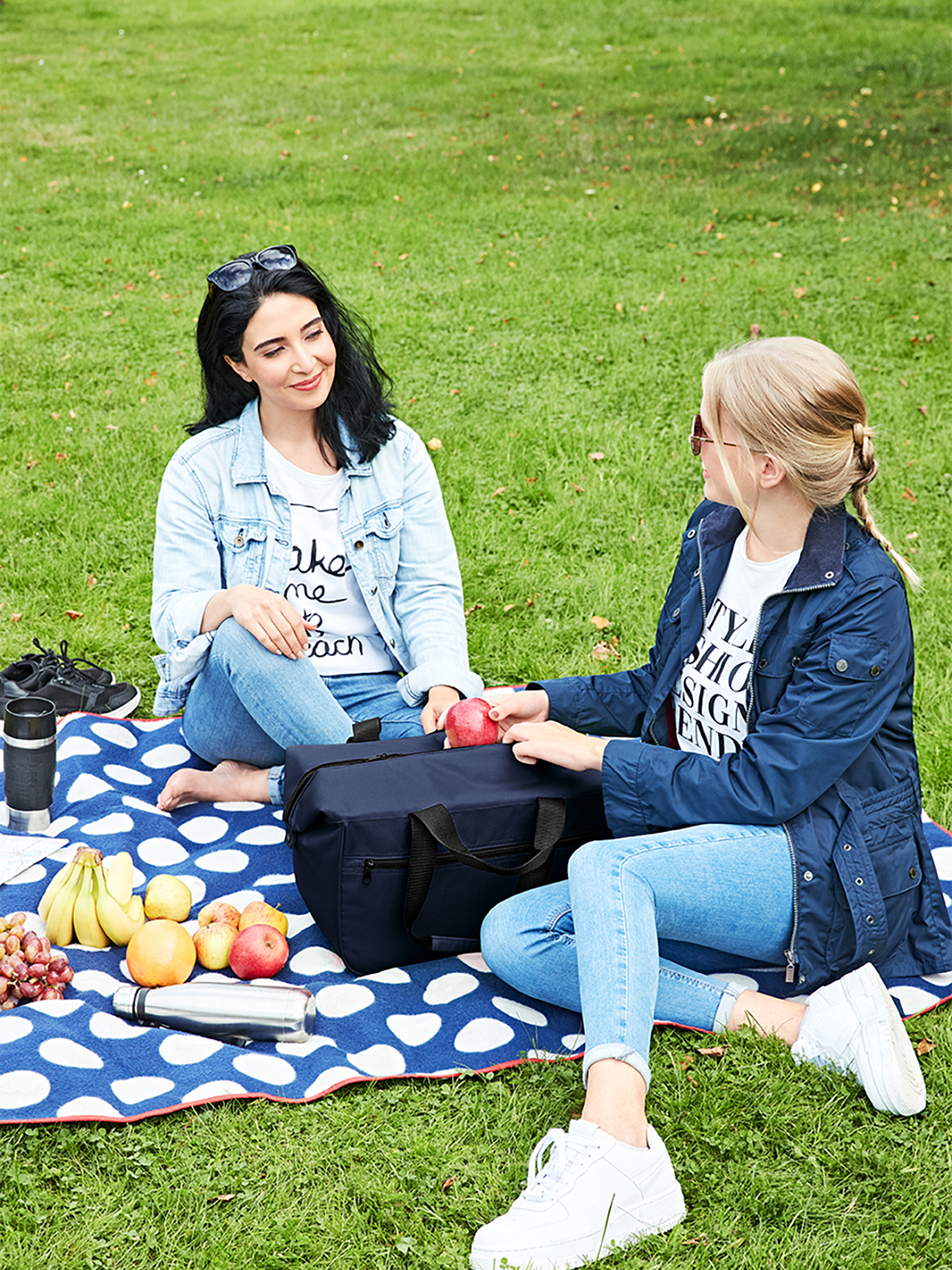 Kuehlshopper SOFTBASKET marine mit Model