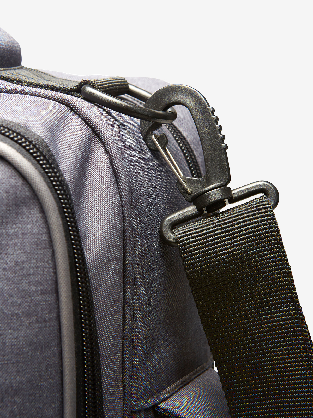 Combibag ATTENTION blau-grau-meliert detail