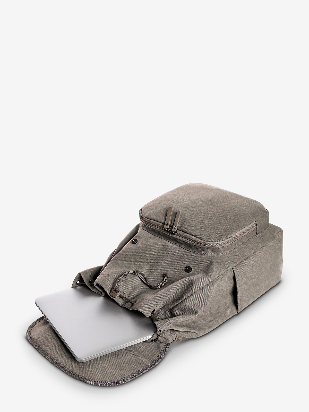 Notebook-Rucksack COUNTRY khaki gefuellt