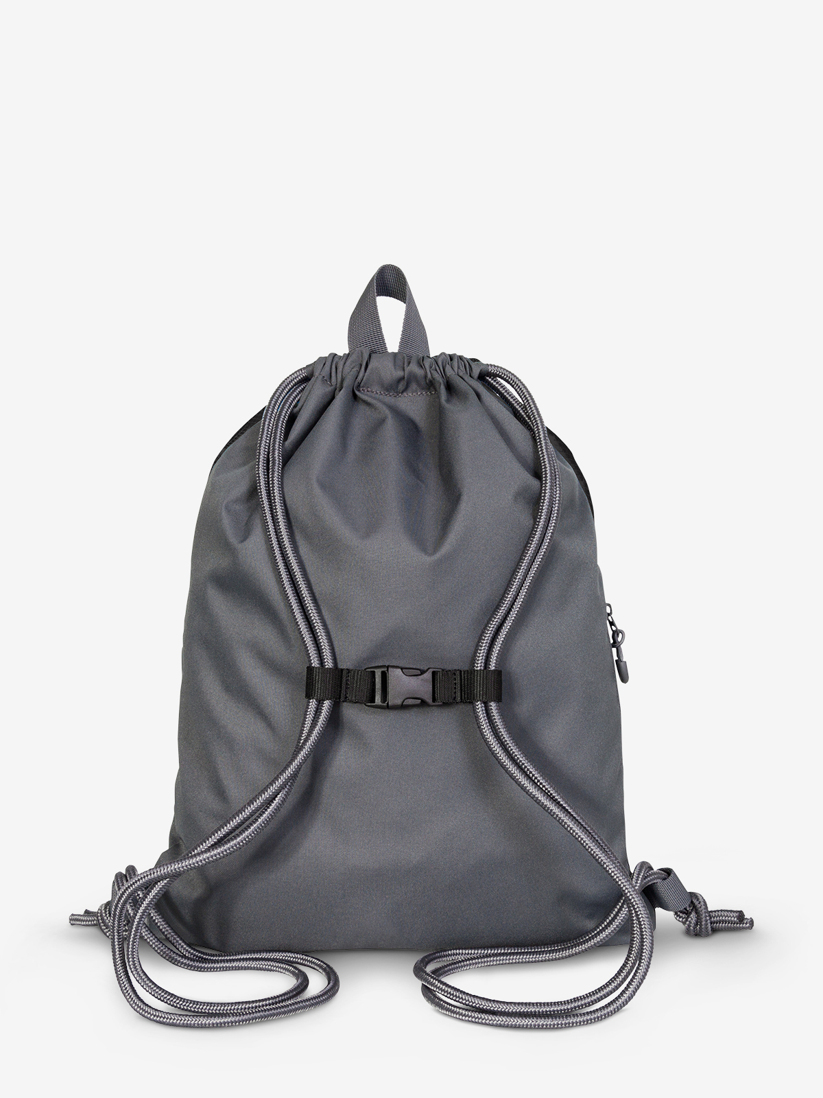 drawstring bag STEP black back