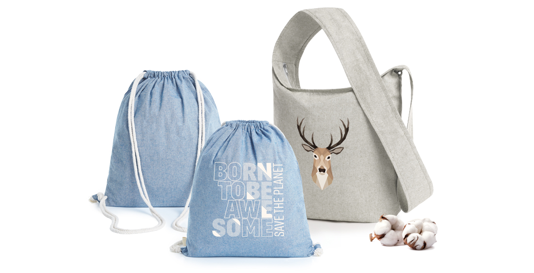 Werbeartikel aus Recycling Material