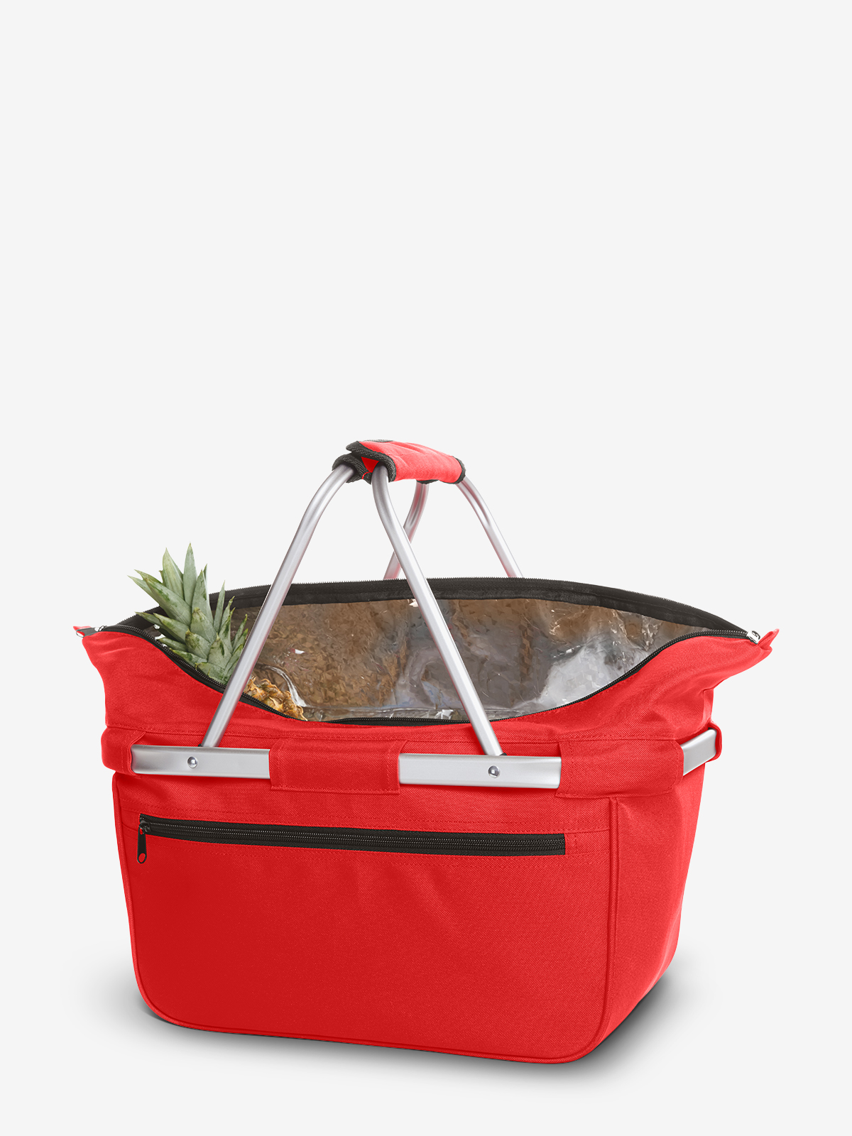 Kuehlshopper BASKET rot gefuellt