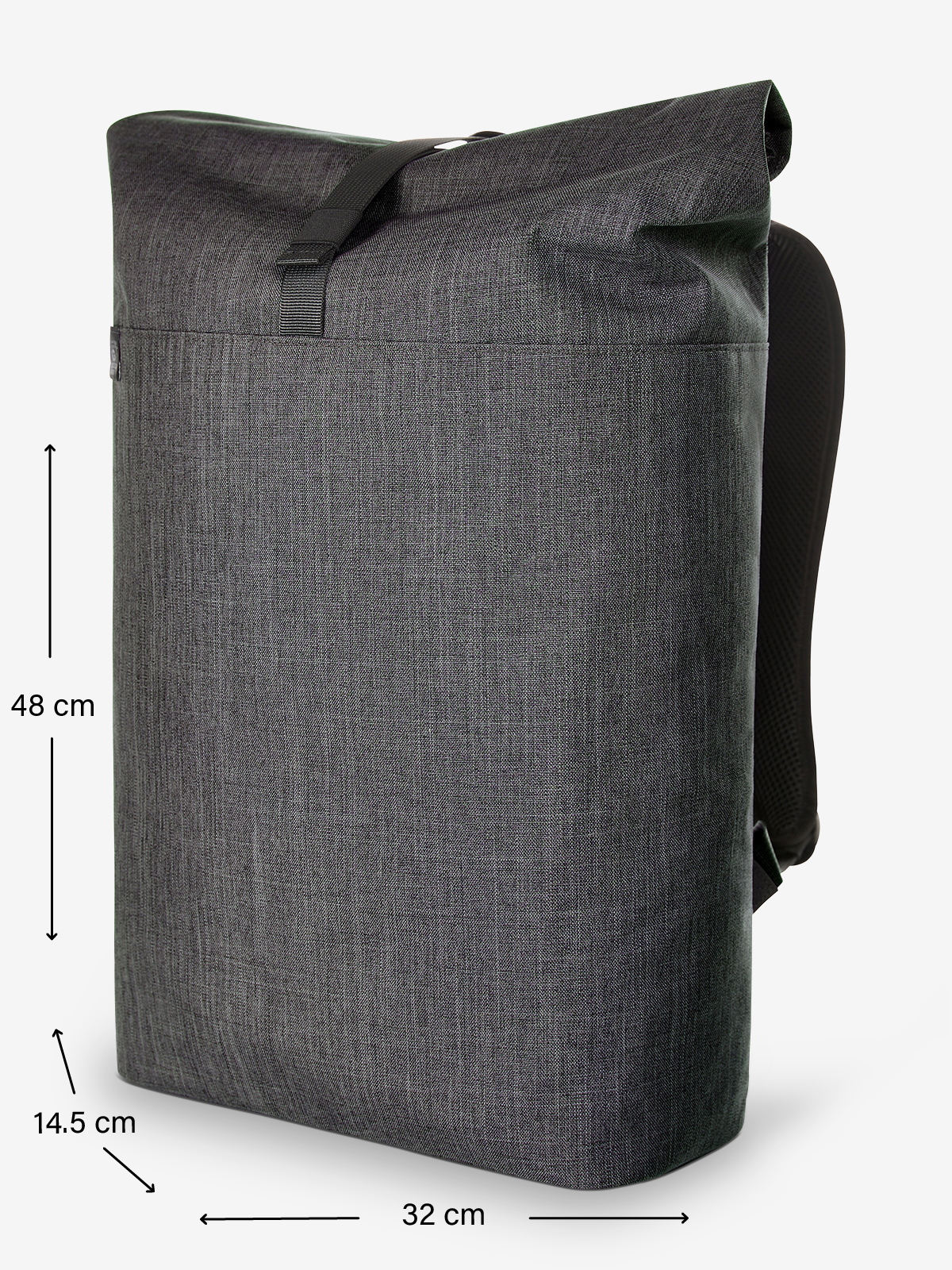 Abmessungen Notebook-Rollrucksack EUROPE