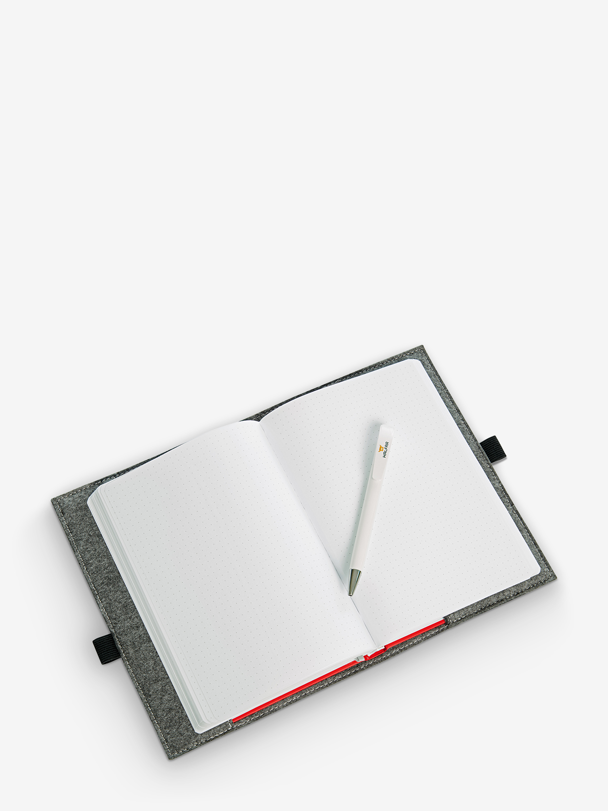 Filzhuelle ECONOMY M anthrazit gefuellt