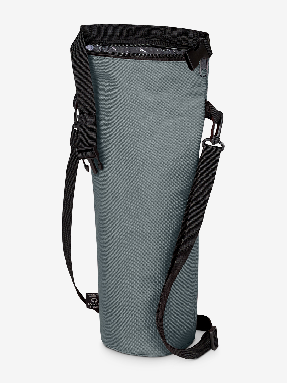 thermo bag BOTTLE grey open