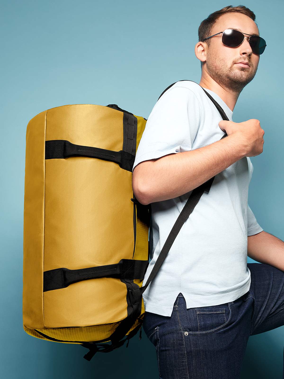 Sport-/Reisetasche ACTIVE senfgelb mit Model