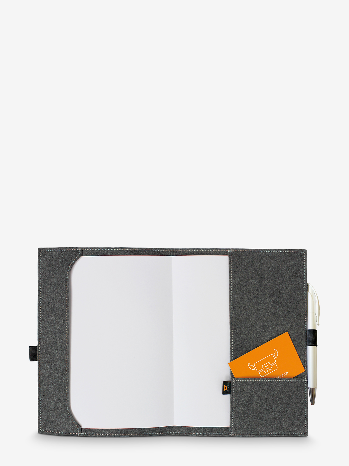 Filzhuelle ECONOMY M offen und gefuellt