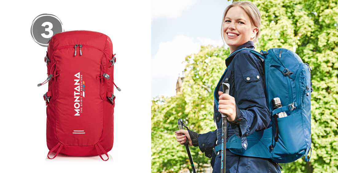 Outdoorrucksäcke mit Logo präsentiert mit  dem RUCKSACK OUTDOOR