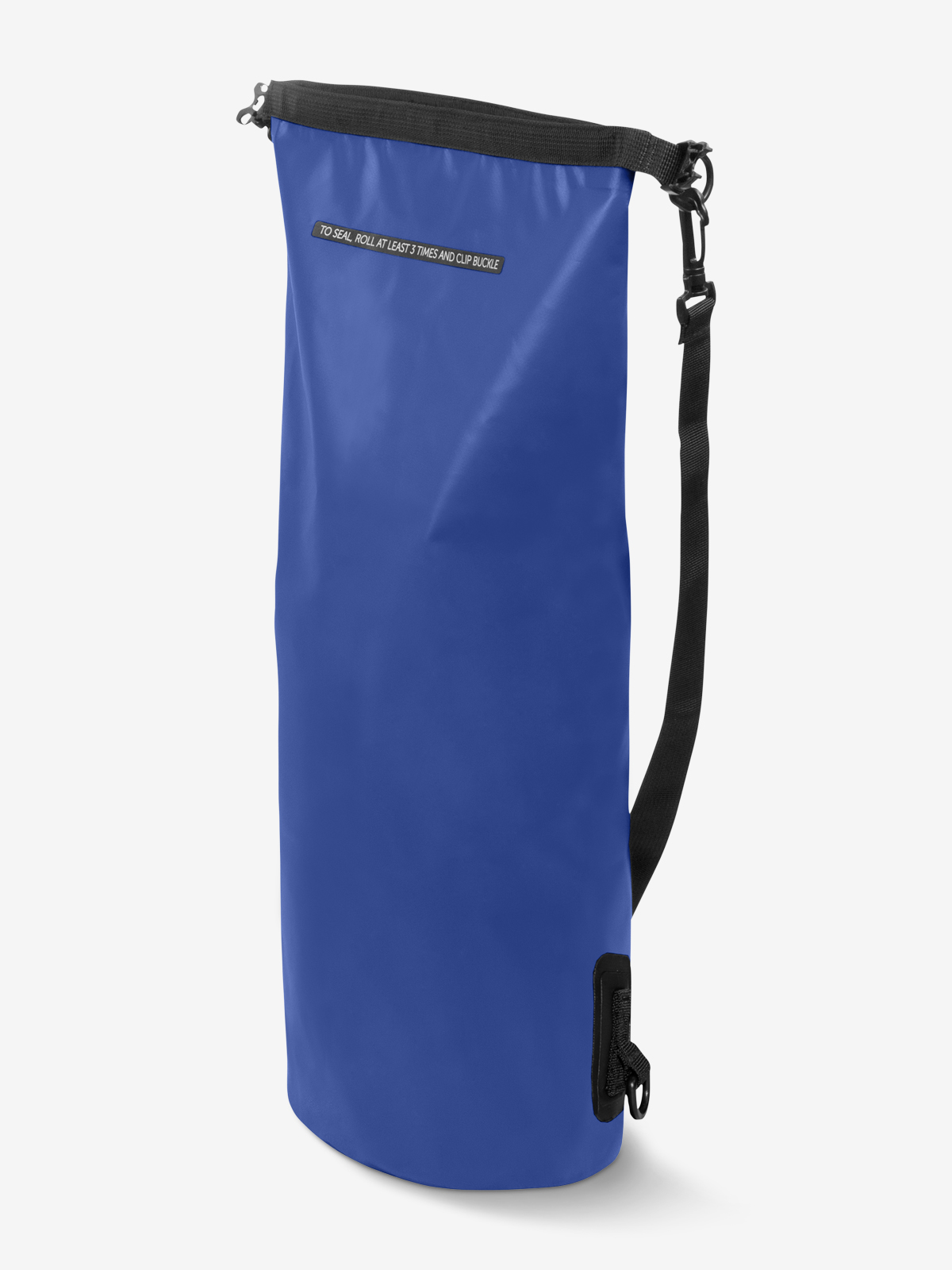 drybag SPLASH royal-blue side unfolded