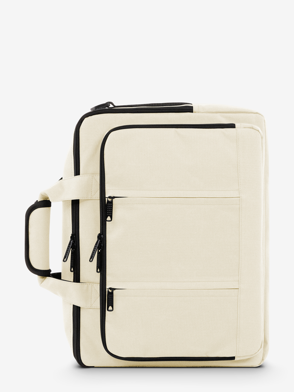 laptop backpack ECONOMY beige front backpack