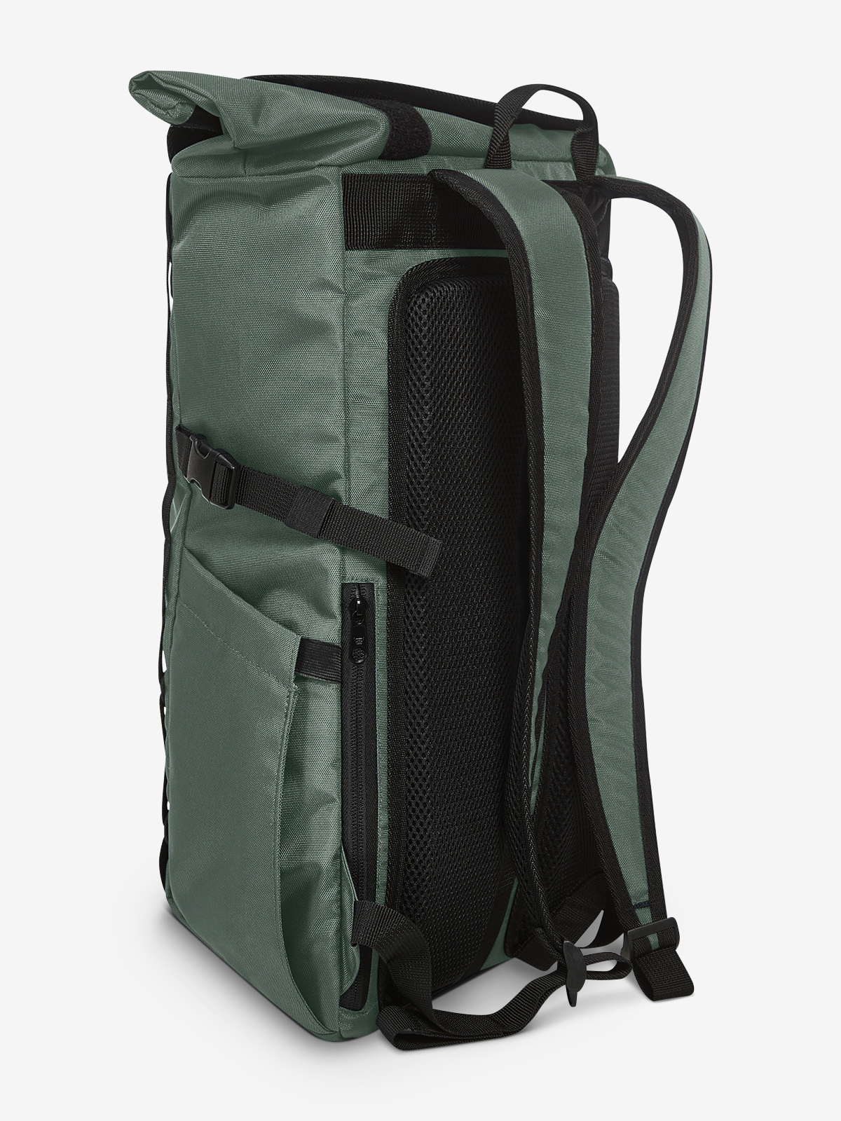 Notebook-Rucksack FLEX gruengrau seite