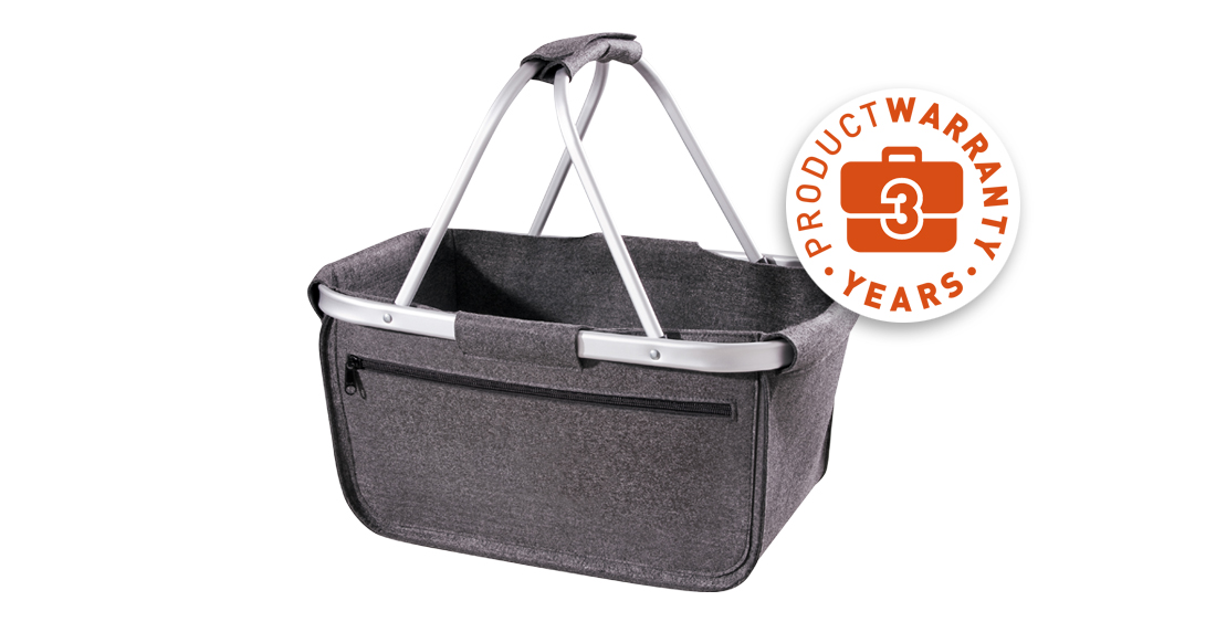 Einkaufskörbe Werbeartikel präsentiert als FILZSHOPPER BASKET