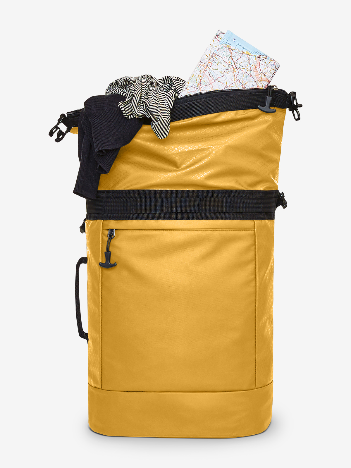 Notebook-Rucksack ACTIVE senfgelb gefuellt