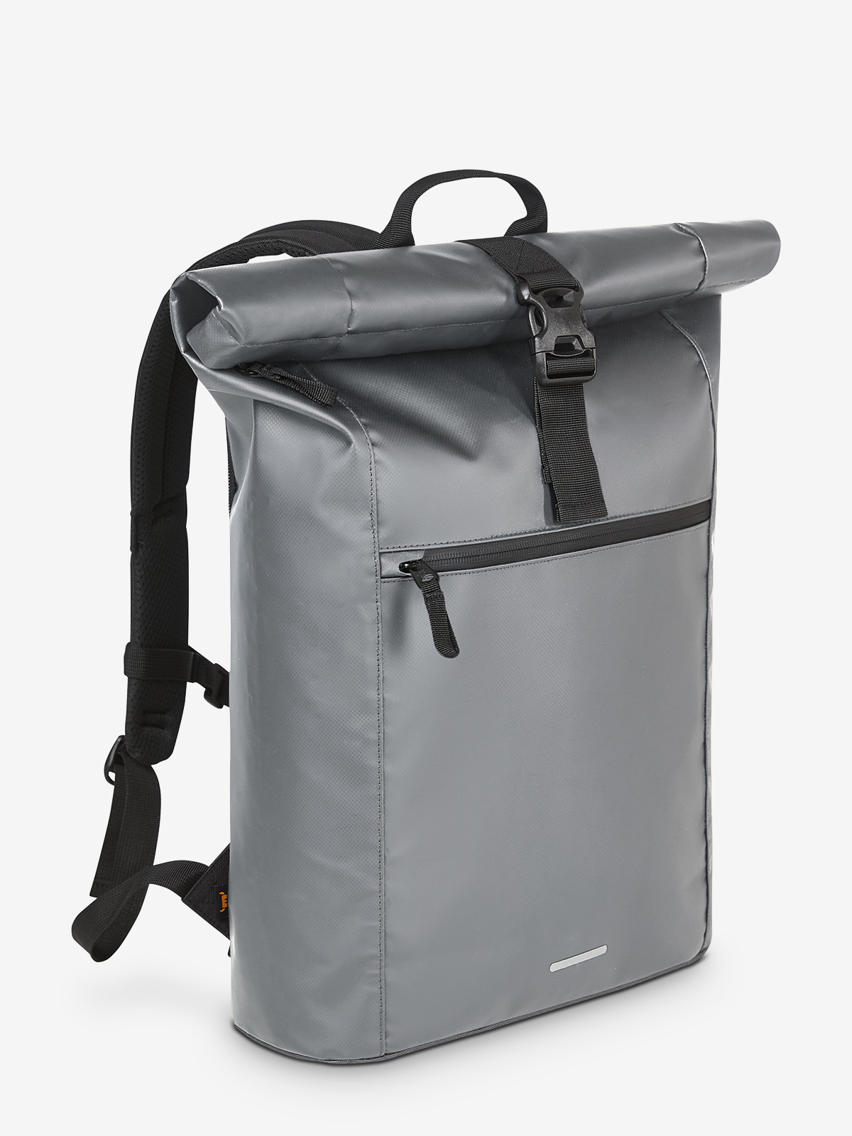 Notebook-Rucksack KURIER mittelgrau seite