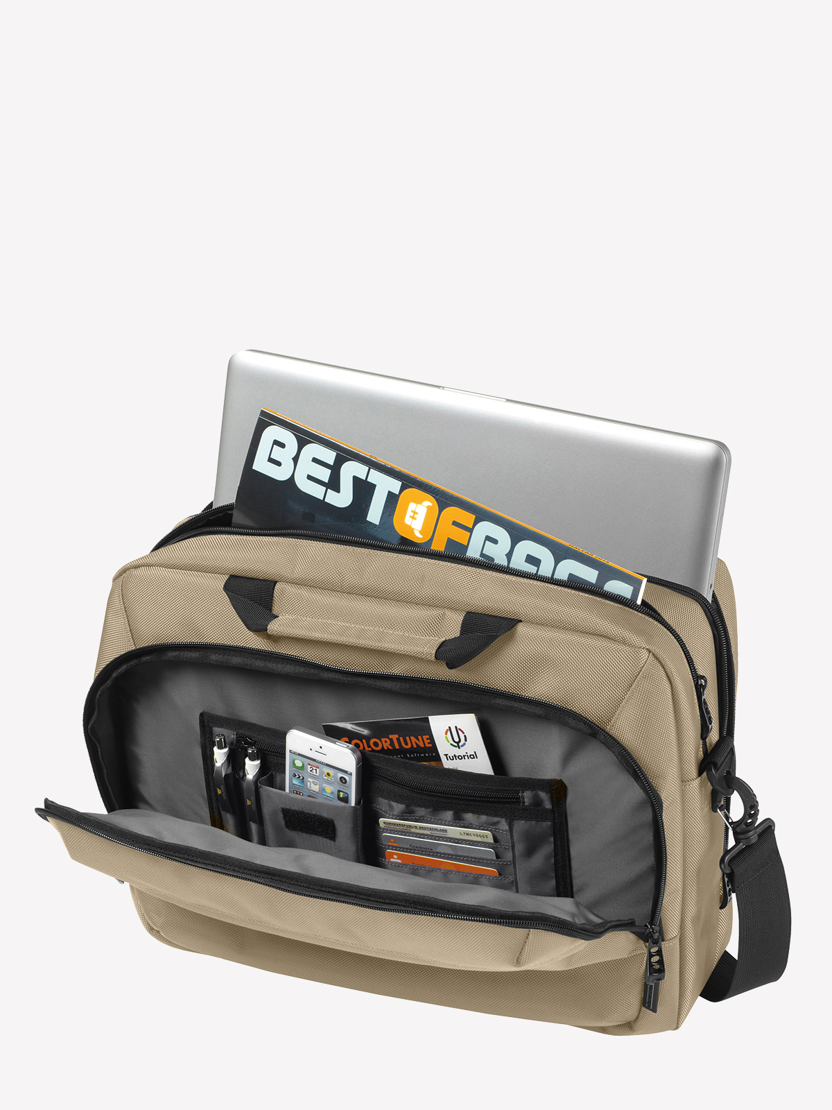 Business-Tasche MISSION beige offen