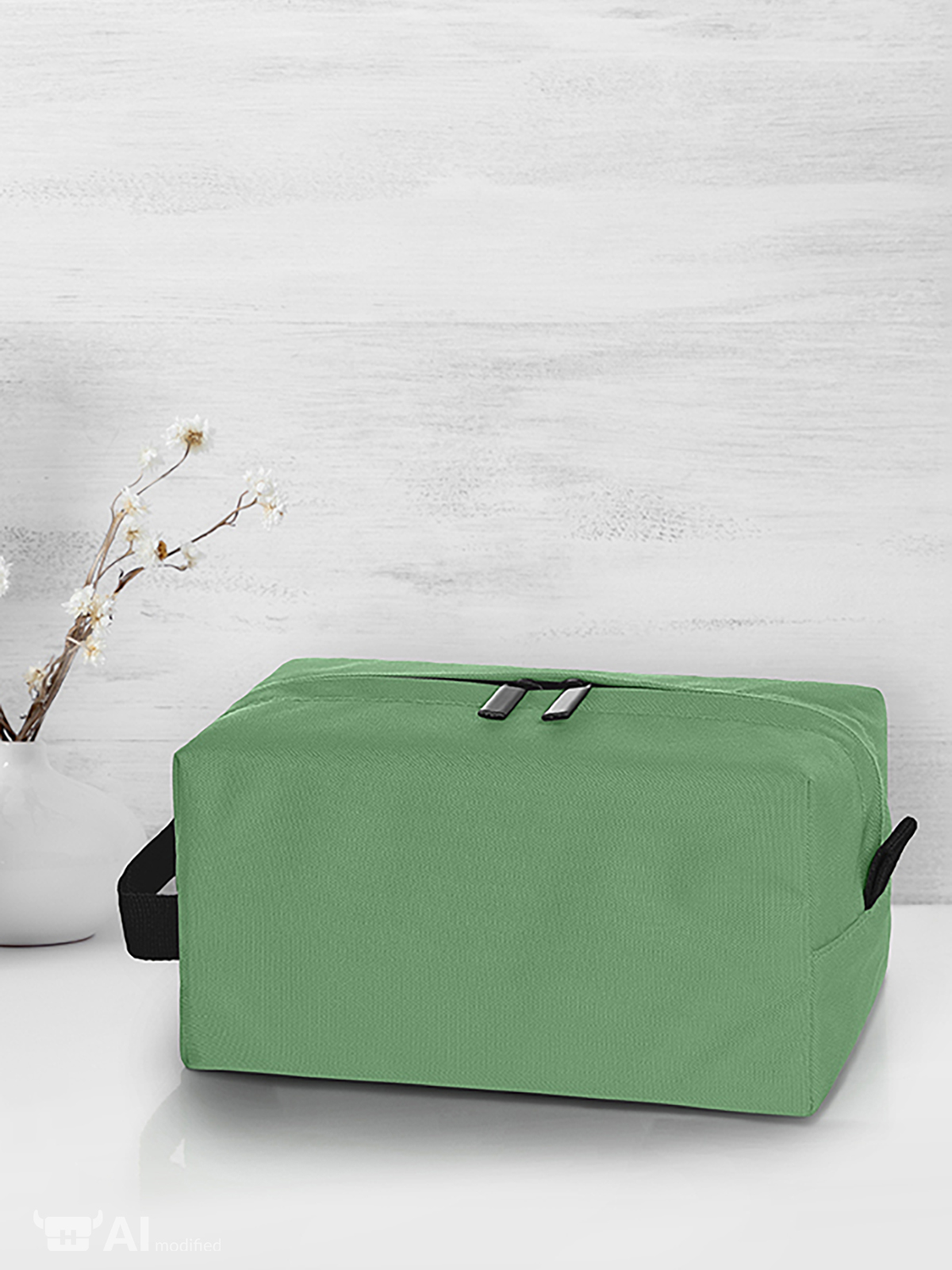 1818021 - Reissverschluss-Tasche DAILY gruen Mood