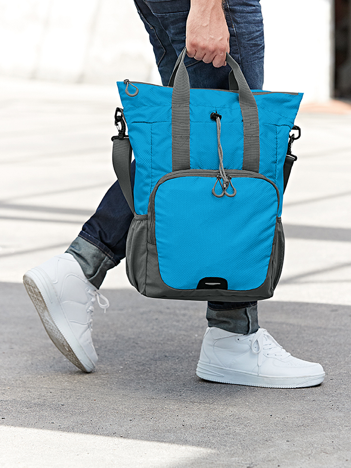Multibag STEP cyan mit Model
