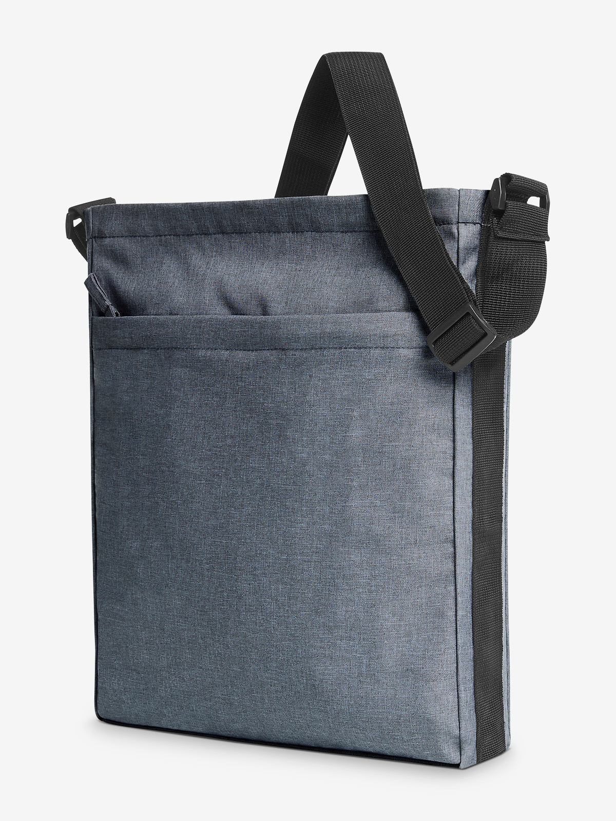 Umhaengetasche CIRCLE blau-grau-meliert