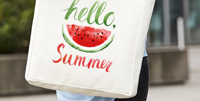 Leichte Sommertaschen für warme Tage