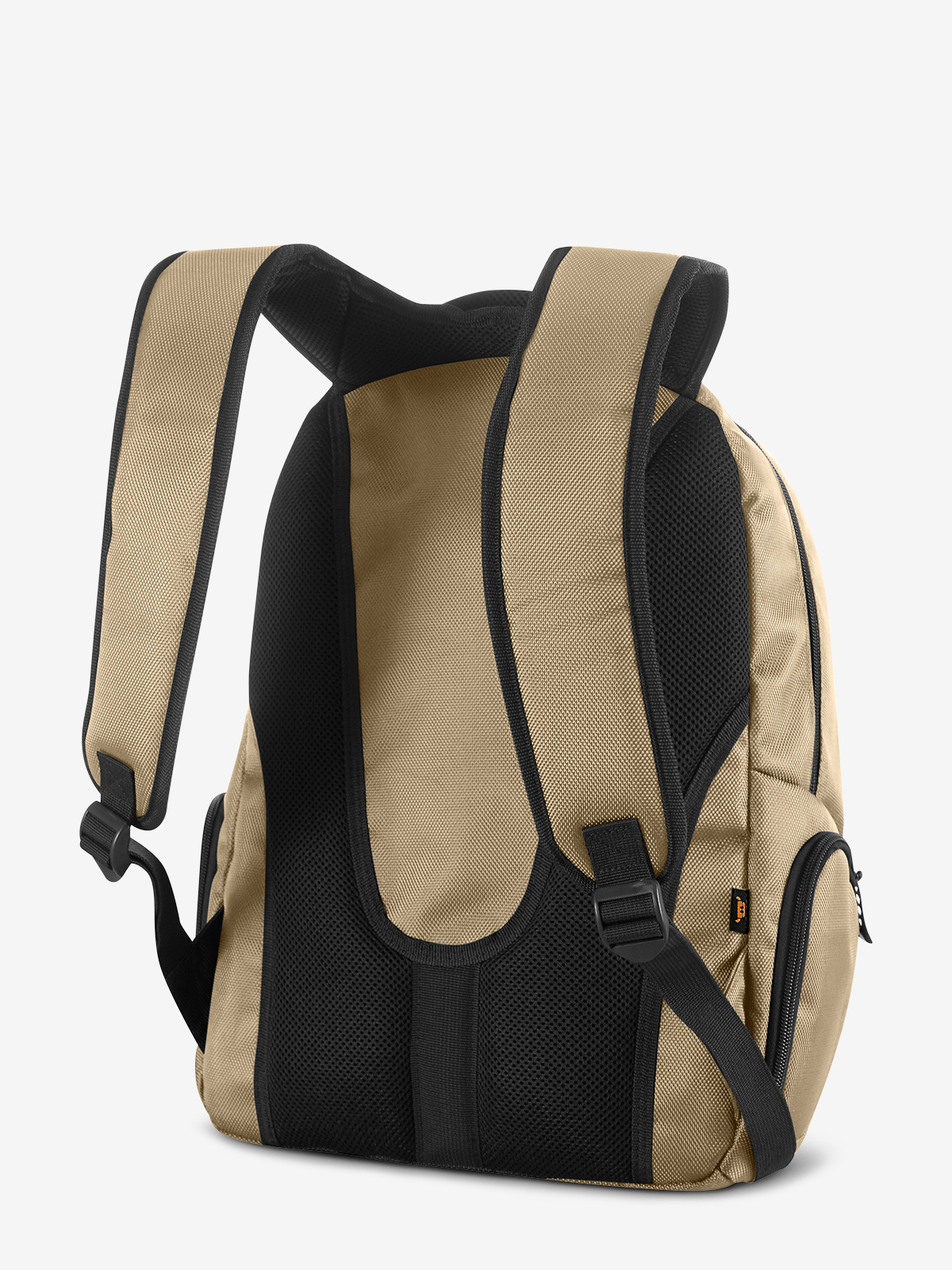 Notebook-Rucksack MISSION beige ruecken
