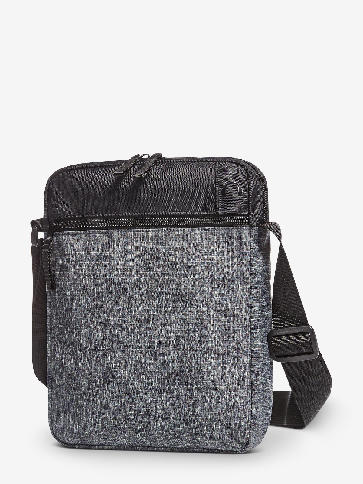 CrossBag ELEGANCE schwarz-grau-meliert