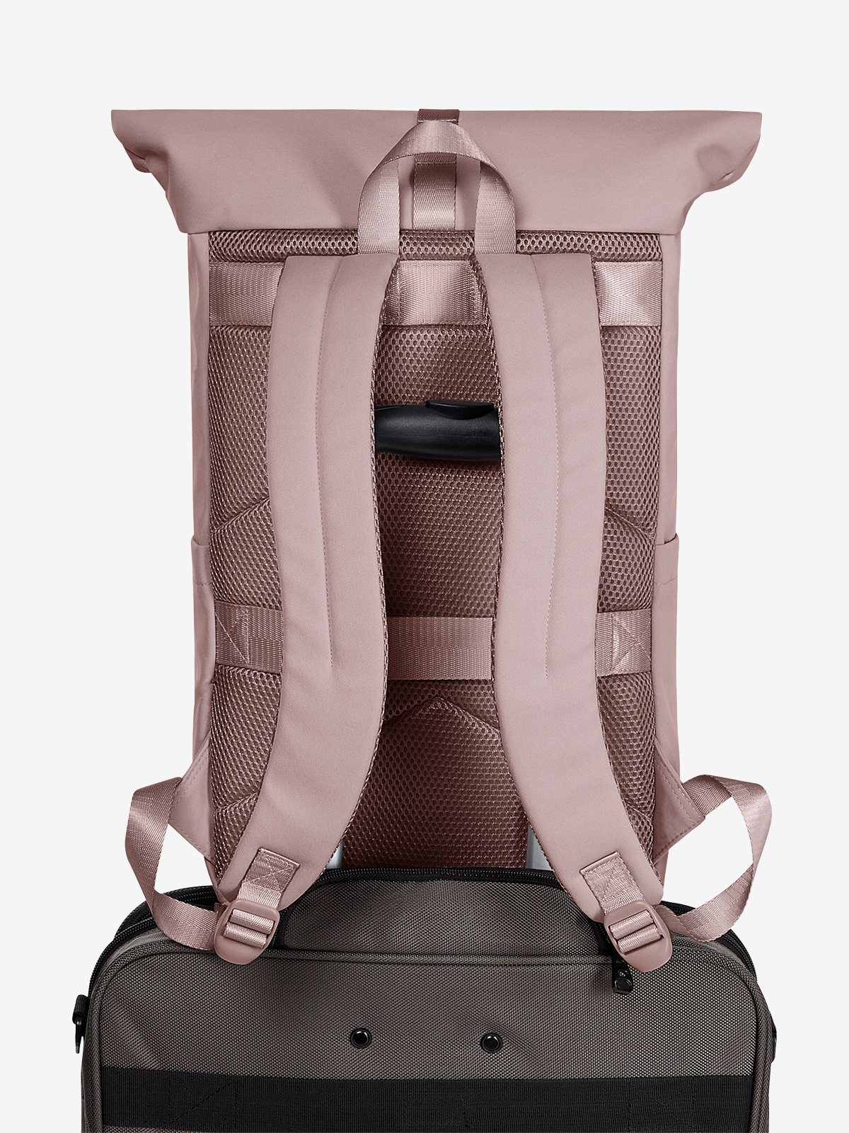 Laptop-Rucksack STAR altrosa trolley