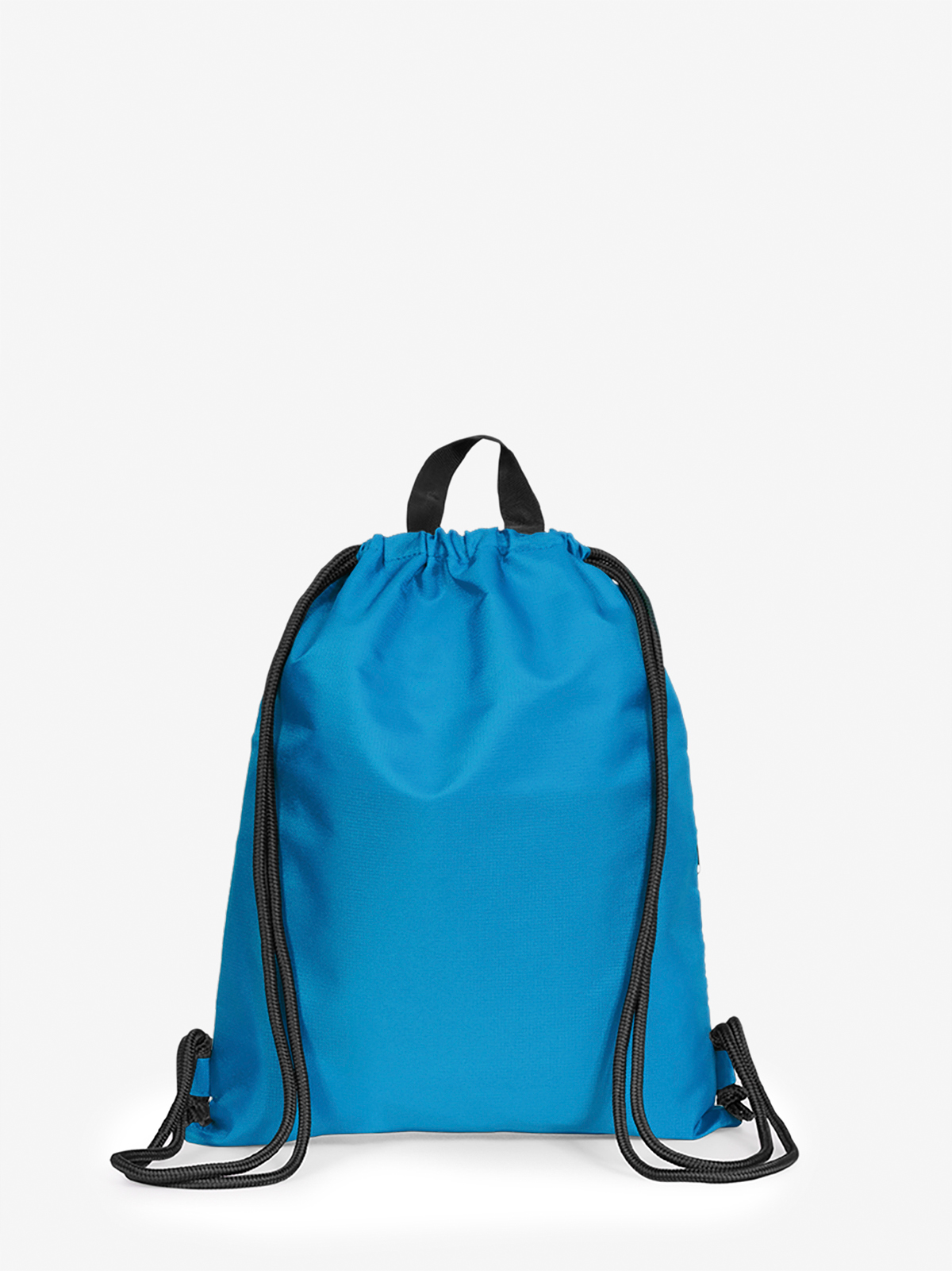 drawstring bag JOIN cyan back