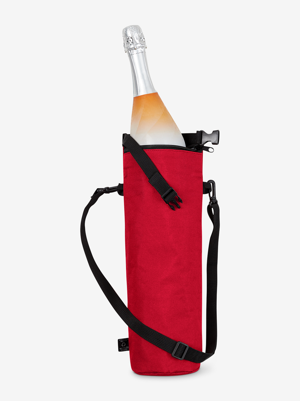 Thermobag BOTTLE rot gefuellt