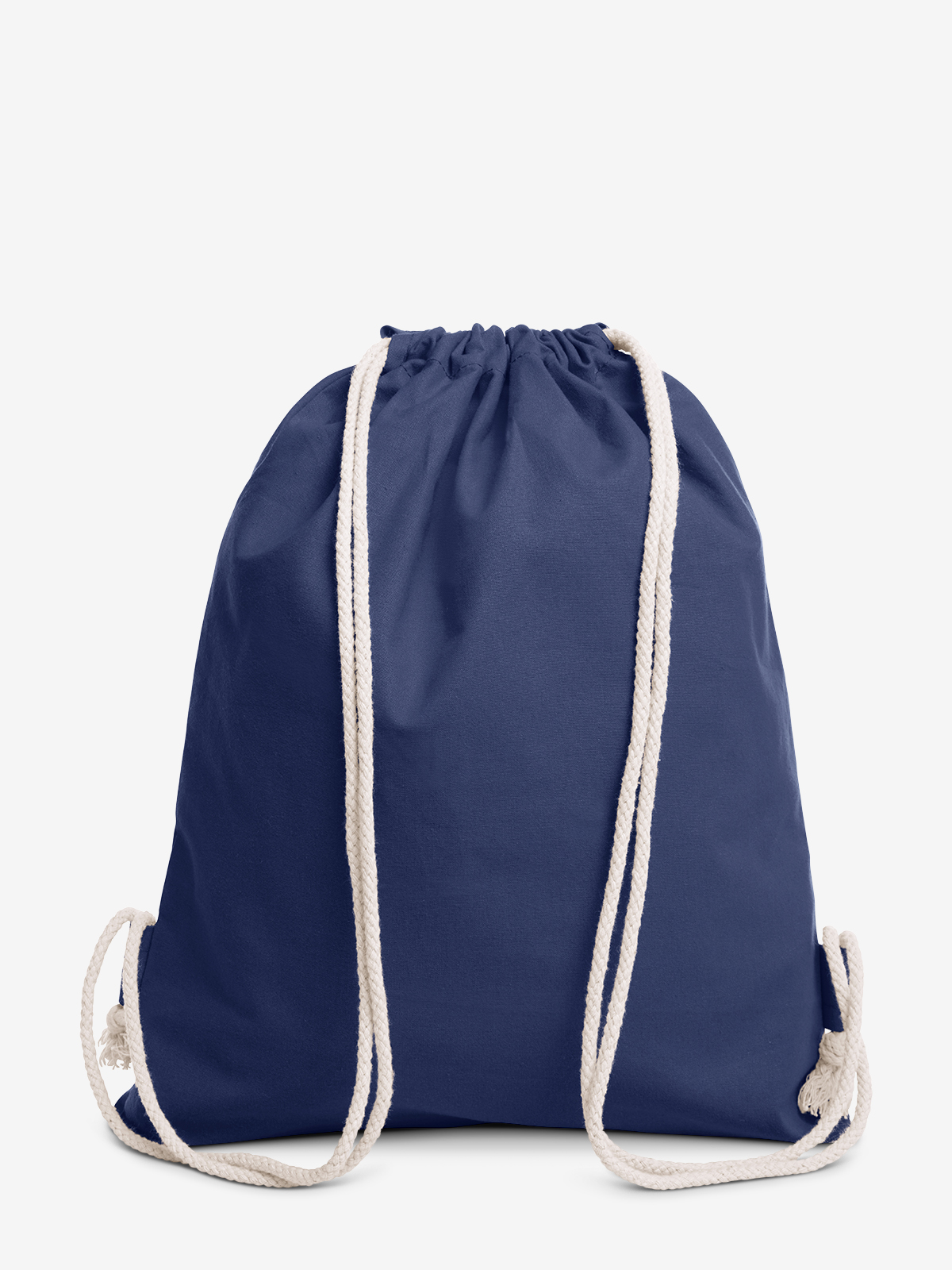 drawstring bag EARTH navy back