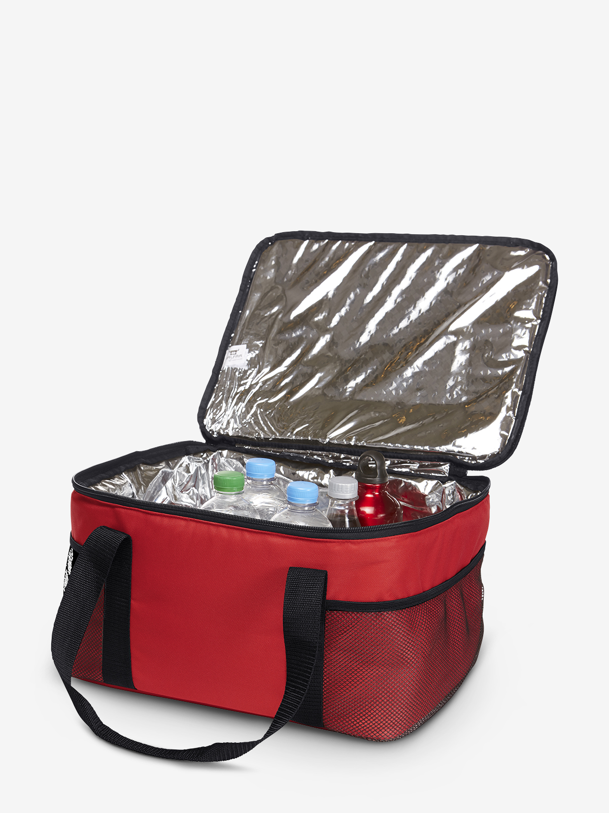 Kuehltasche FAMILY XL rot gefuellt