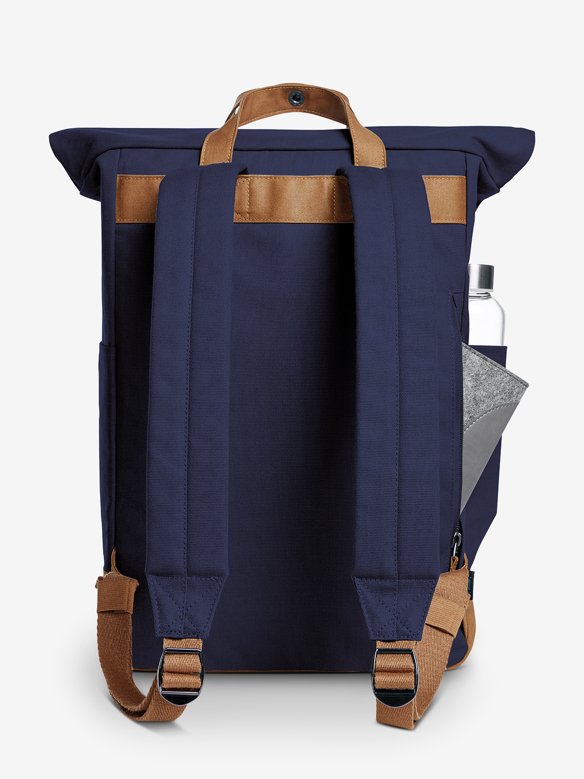 Notebook-Rucksack LIFE marine-braun ruecken