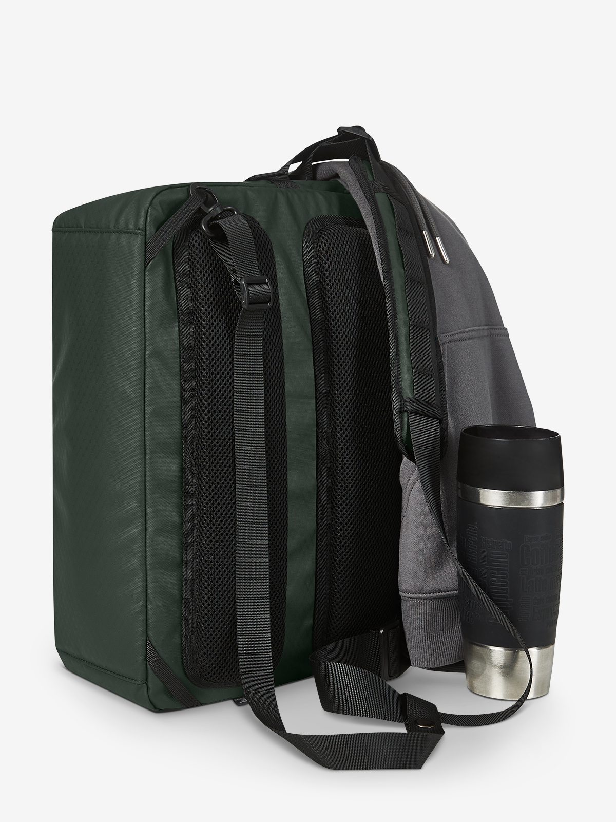 Notebook-Tasche ACTIVE dunkelgruen schraeg
